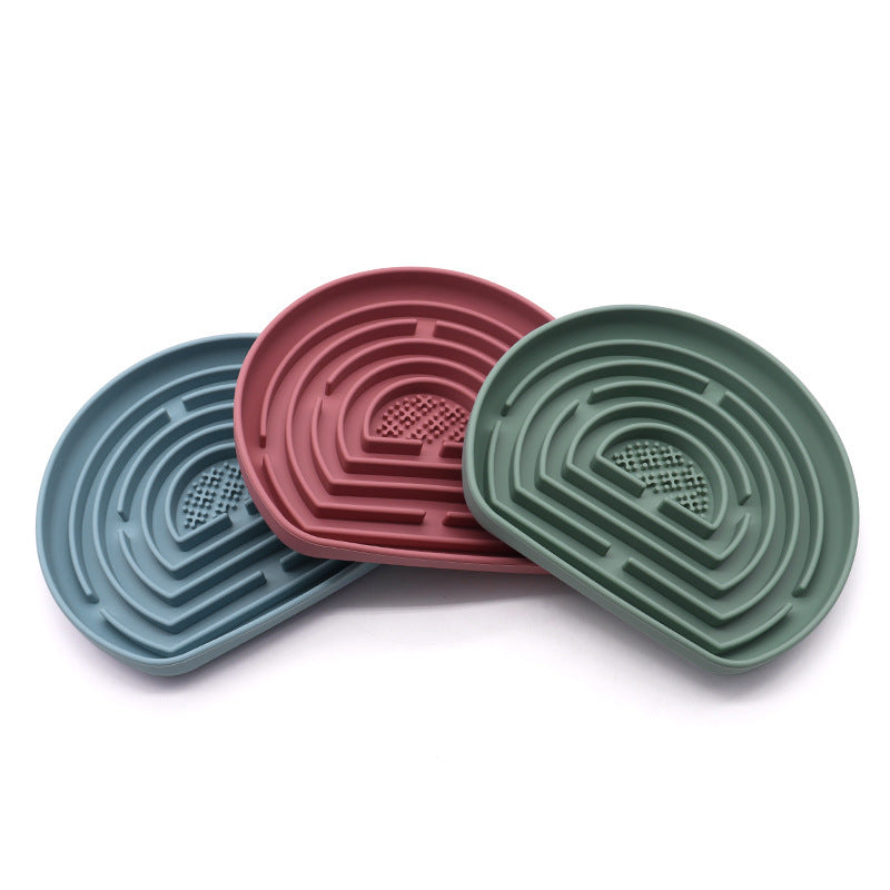 Comedero de silicona antiatragantamiento con ventosa para mascotas de Slow Food
